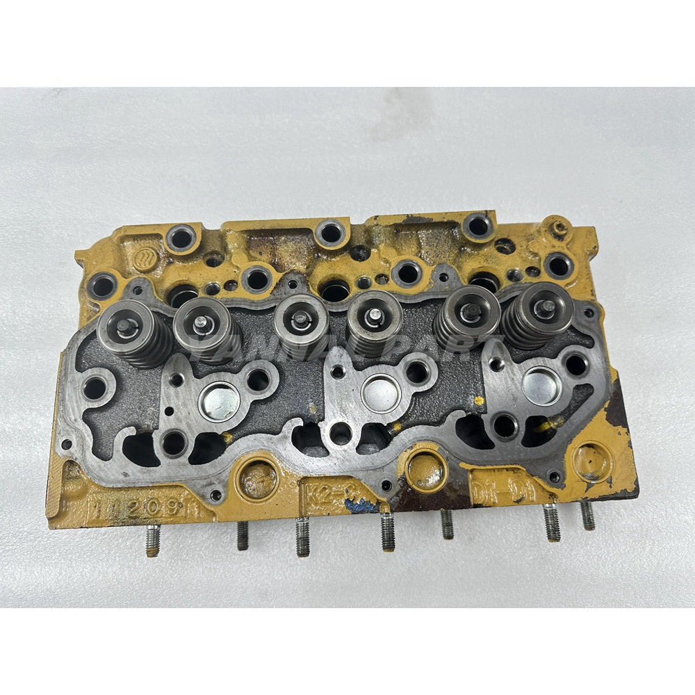 Cylinder Head With Valves For Caterpillar C1.8-DI Engine