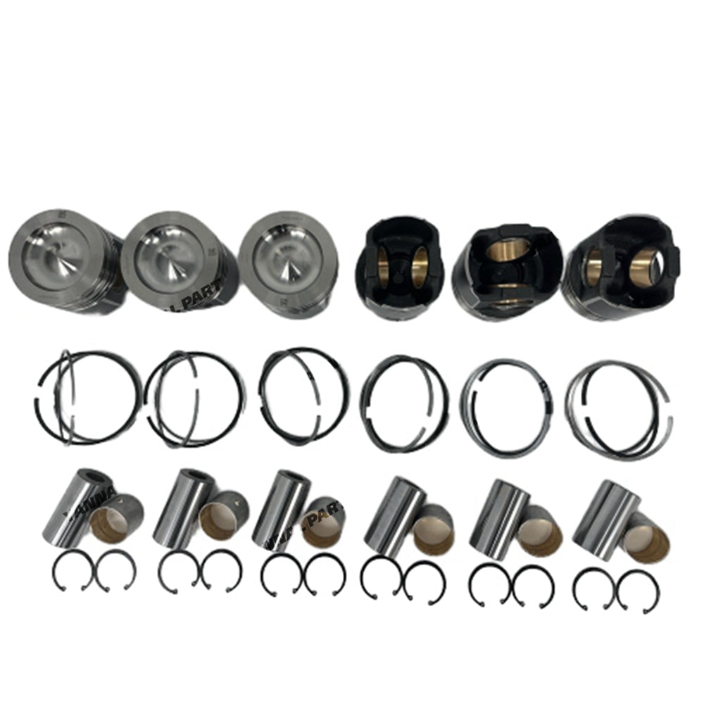 Piston Assy with Pin RE529264 Fit For John Deere 6090