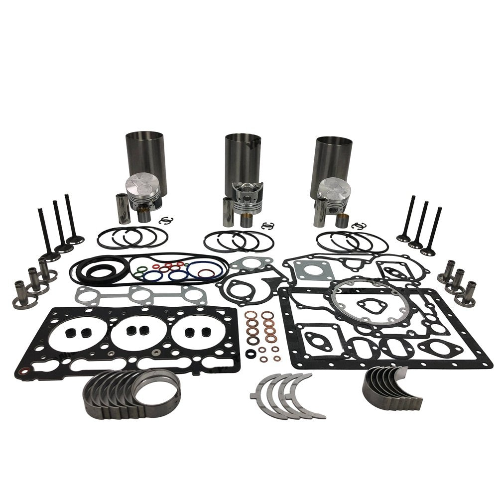 New D1005 Overhaul Rebuild Kit With Piston Rings Gaskets For Kubota