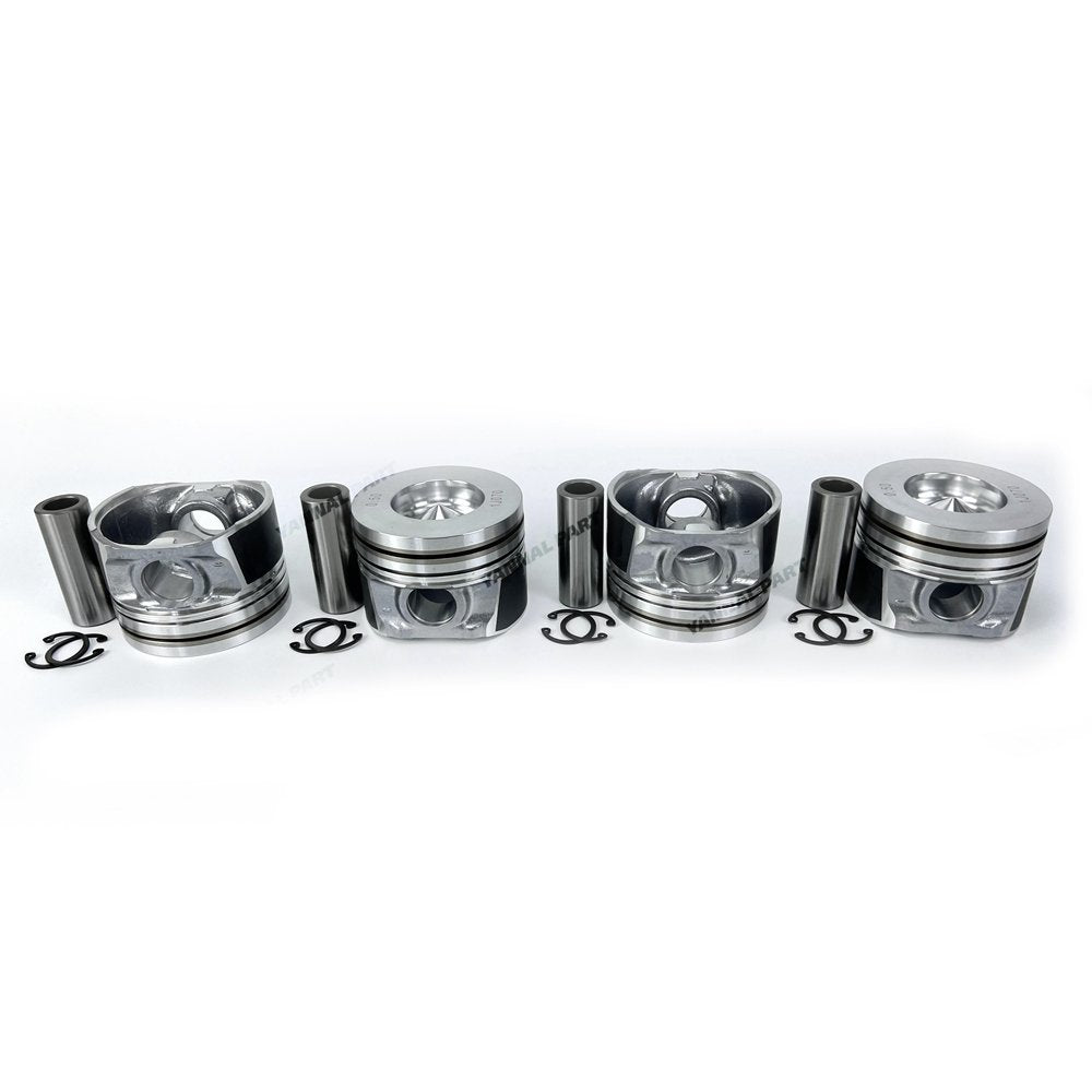 4X V1505 V1505-CR Piston STD 1J070 60x22 For Kubota Diesel Engine Parts