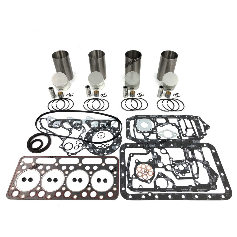 V1702 Overhaul Rebuild Kit With Full Gasket Kit For Kubota Diesel Engine