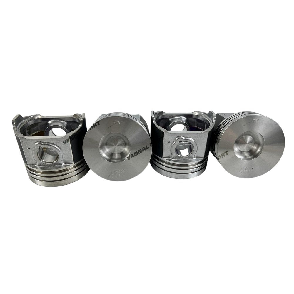 4X V2203 Piston STD 1G918-21112 For Kubota Excavator Parts