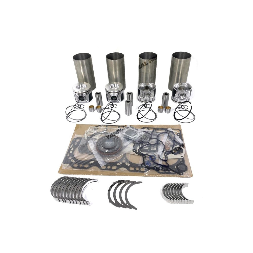 V6108 Overhaul Rebuild Kit With Gasket Kit Bearing Set For Kubota Diesel Engine