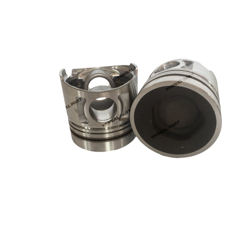 6x For Nissan Piston With Pin STD FE6 Engine Spare Parts