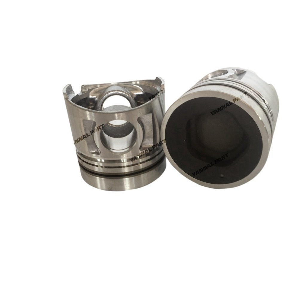 6x For Nissan Piston With Pin STD FE6 Engine Spare Parts