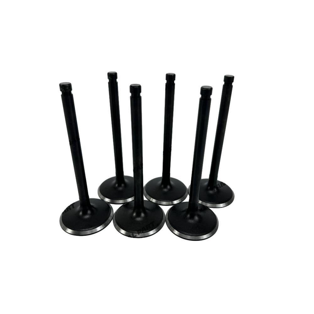 6x Intake Valve For Nissan TB42 Excavator Engine Spare Parts