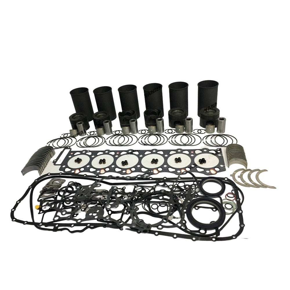 6x For Hino Overhaul Rebuild Kit With Gasket Set Bearing E13C Engine Spare Parts