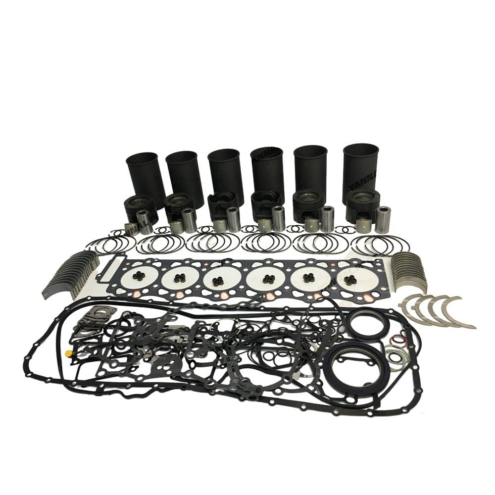 6x For Hino Overhaul Rebuild Kit With Gasket Set Bearing E13C Engine Spare Parts