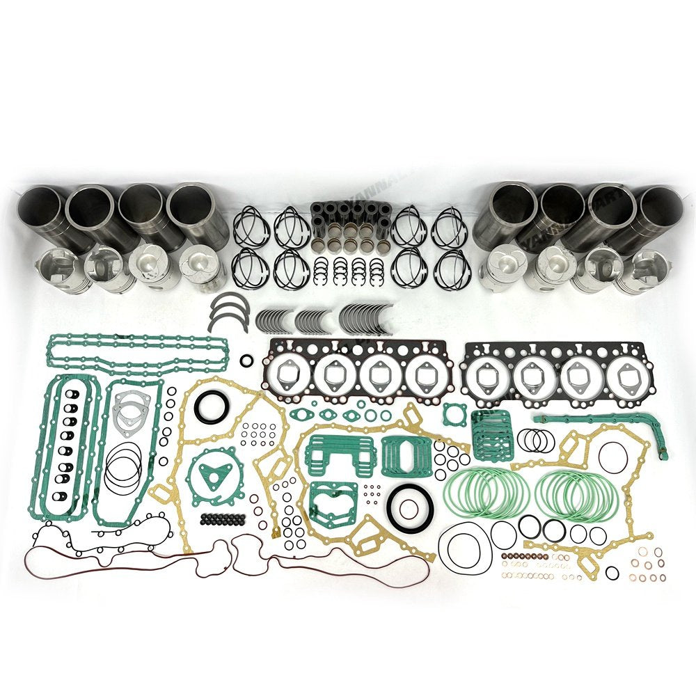 F17E Overhaul Rebuild Kit With Gasket Set Bearing For Hino Excavator Engine