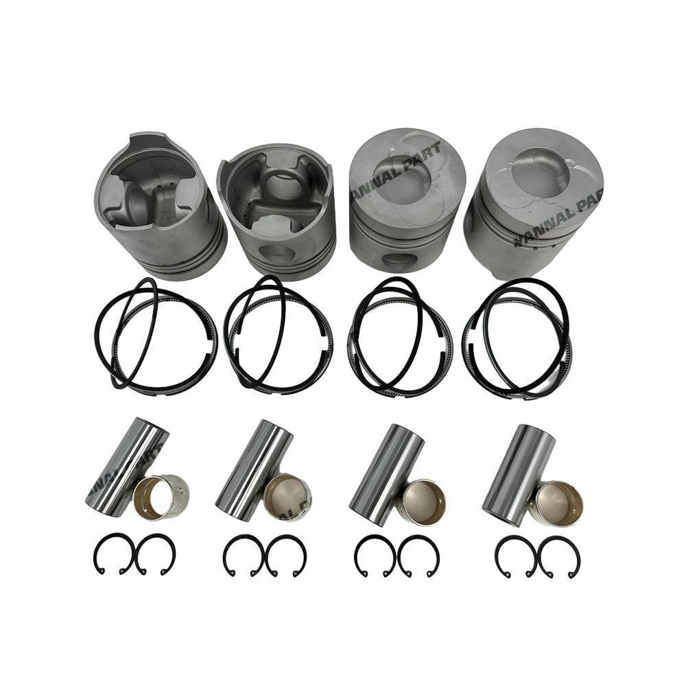 4x Piston With Rings Set For Hino W04D Engine Parts