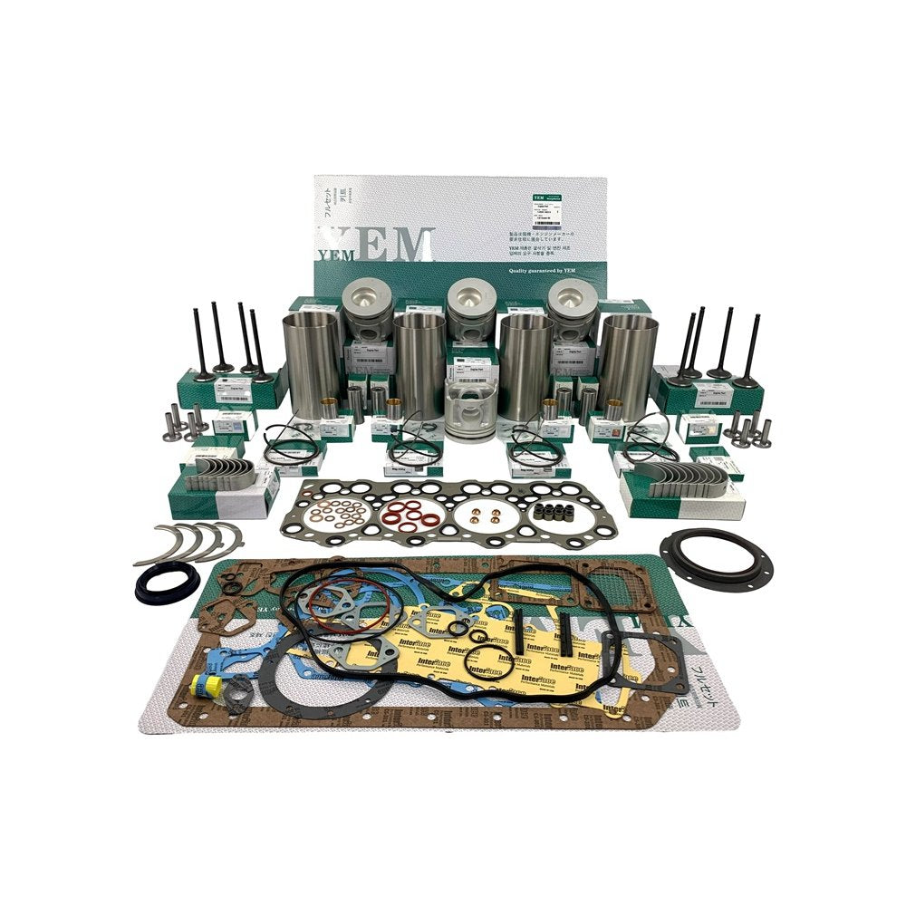 For Mitsubishi 4D34T 3.9L Overhaul Rebuild Kit For Trucks Excavator