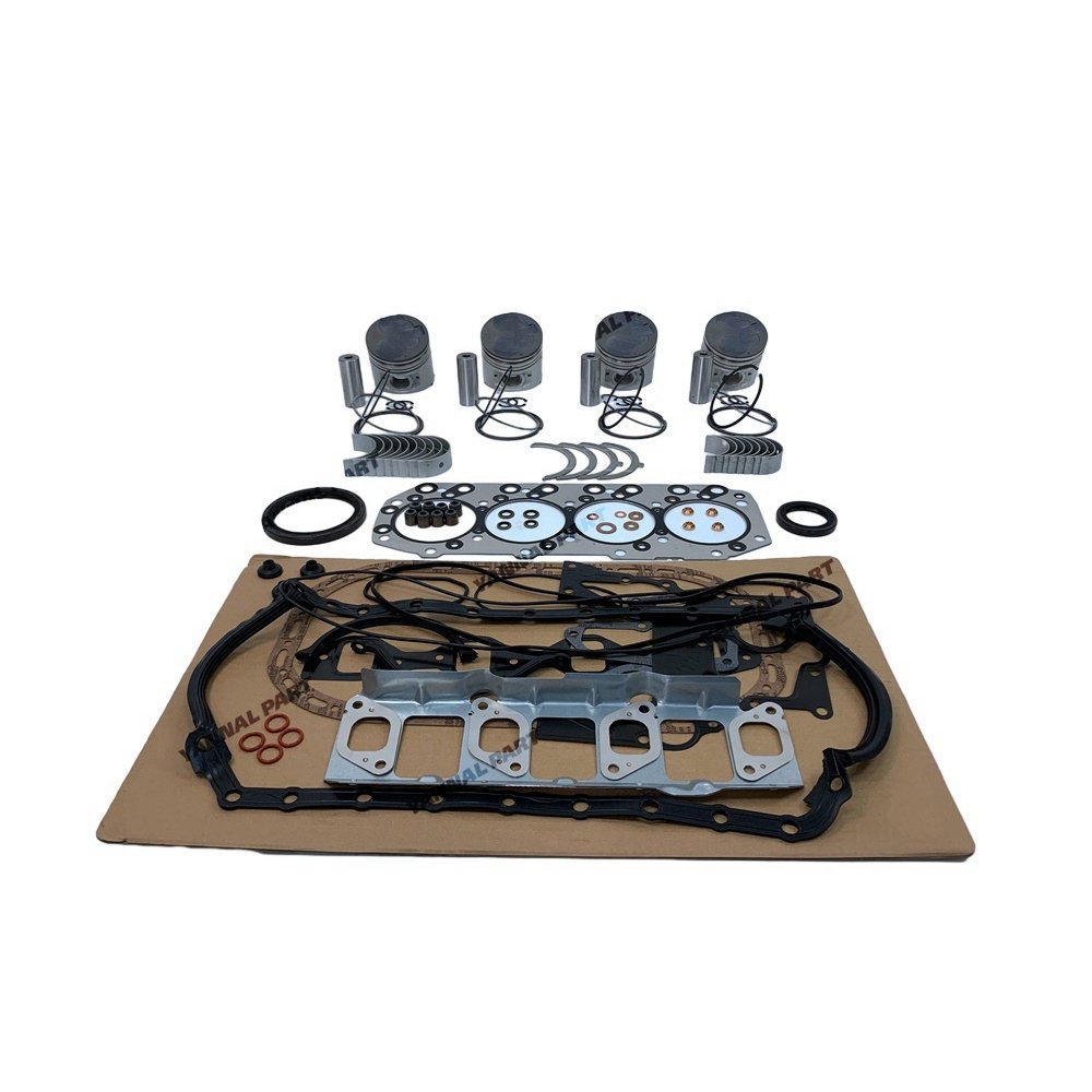 4x For Mitsubishi Piston Kit With Full Gasket Bearing Set 4M40 Engine Parts