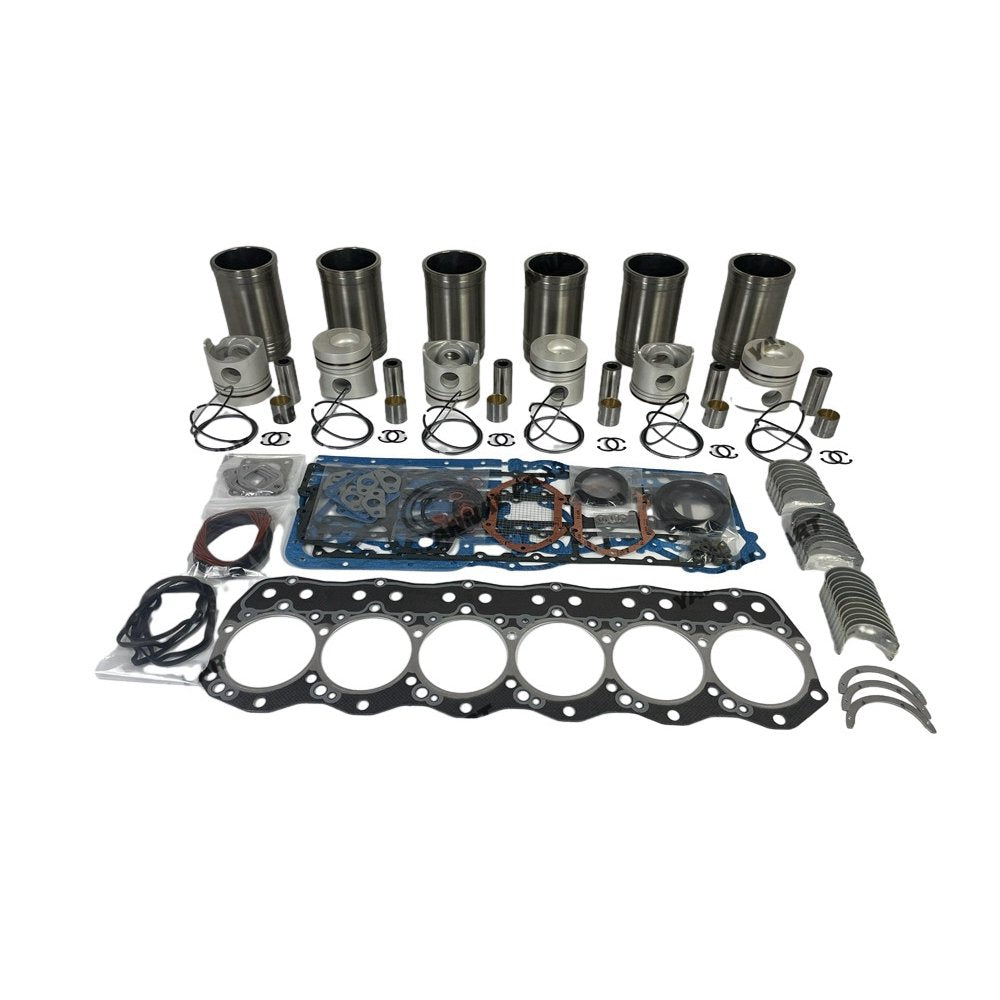 Rebuild Overhaul Kit With Gasket Set Bearing For Mitsubishi 6D15 Diesel Engine
