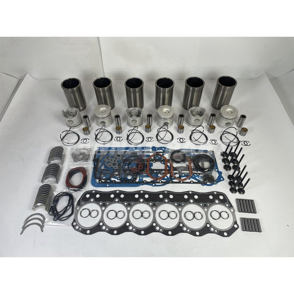 Rebuild Overhaul Kit With Gasket Set Bearing&Valve Train For Mitsubishi 6D15
