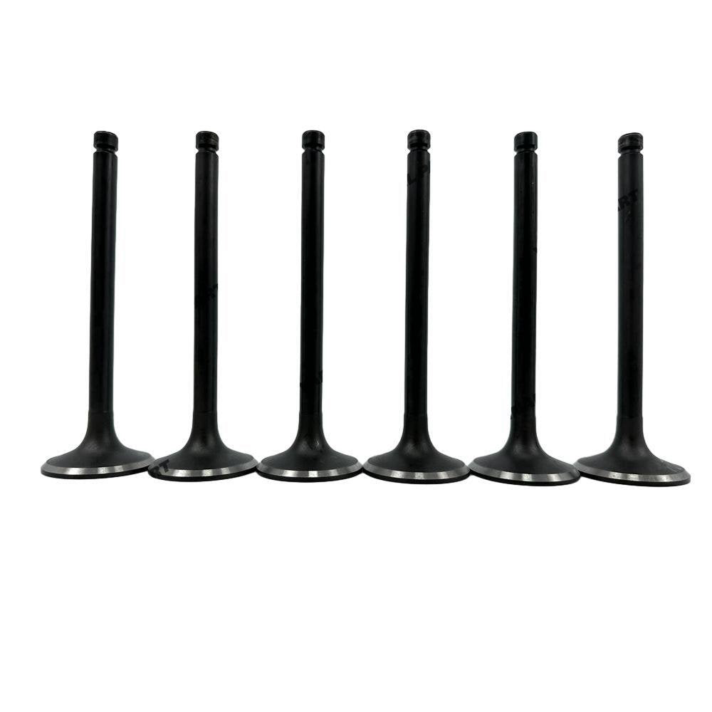 6x Intake Valve For Mitsubishi 6D24 Engine Parts