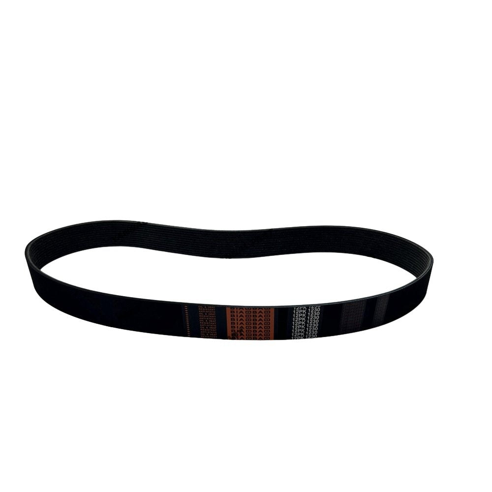 New 3434904300 12PK1230 Fan Belt For Mitsubishi D04FD Engine