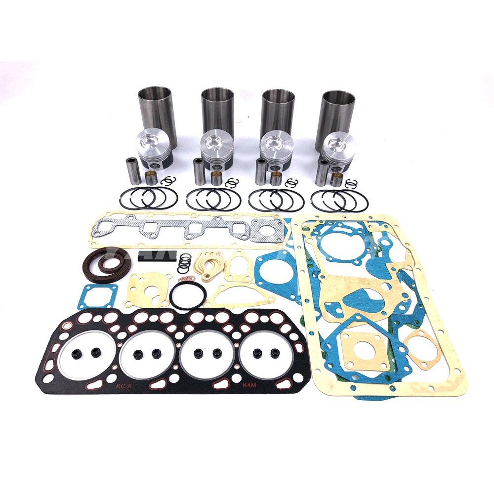 FOR MITSUBISHI Engine K4M REPAIR KIT PISTON PISTON RING CYLINDER LINER GASKET SE