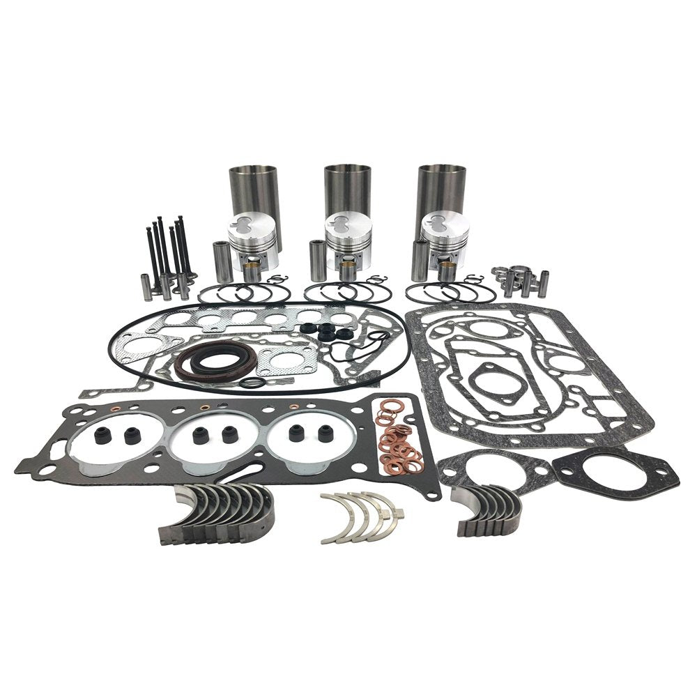 Rebuild Overhaul Kit With Gasket Set Bearing Valve Train For Isuzu 3KR1 Engine