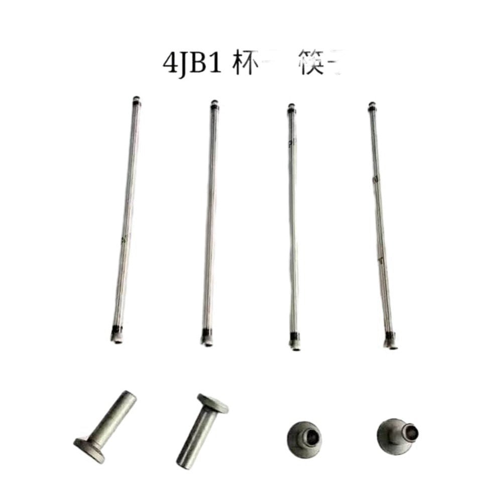 4x For Isuzu Push Rod & Tappet 4JB1 Engine Spare Parts