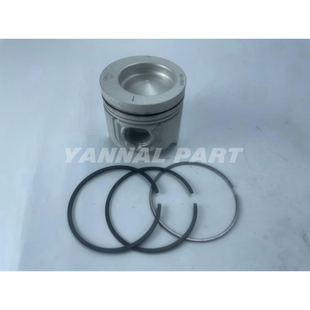 4 PCS 4KH1 Piston With Rings Set For Isuzu Engine