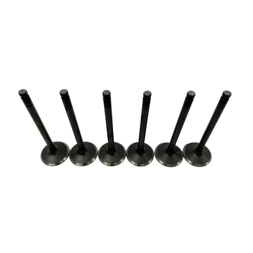 6x Intake Valve For Isuzu 6BB1 Excavator Engine Spare Parts