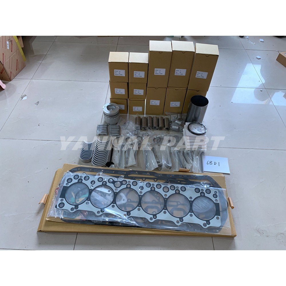 Cylinder Liner Kit Fit For Isuzu 6BD1 Engine