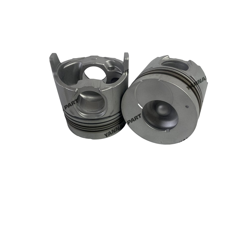 6x 6SD1 Piston Kit STD 4 rings For Isuzu diesel Engine parts