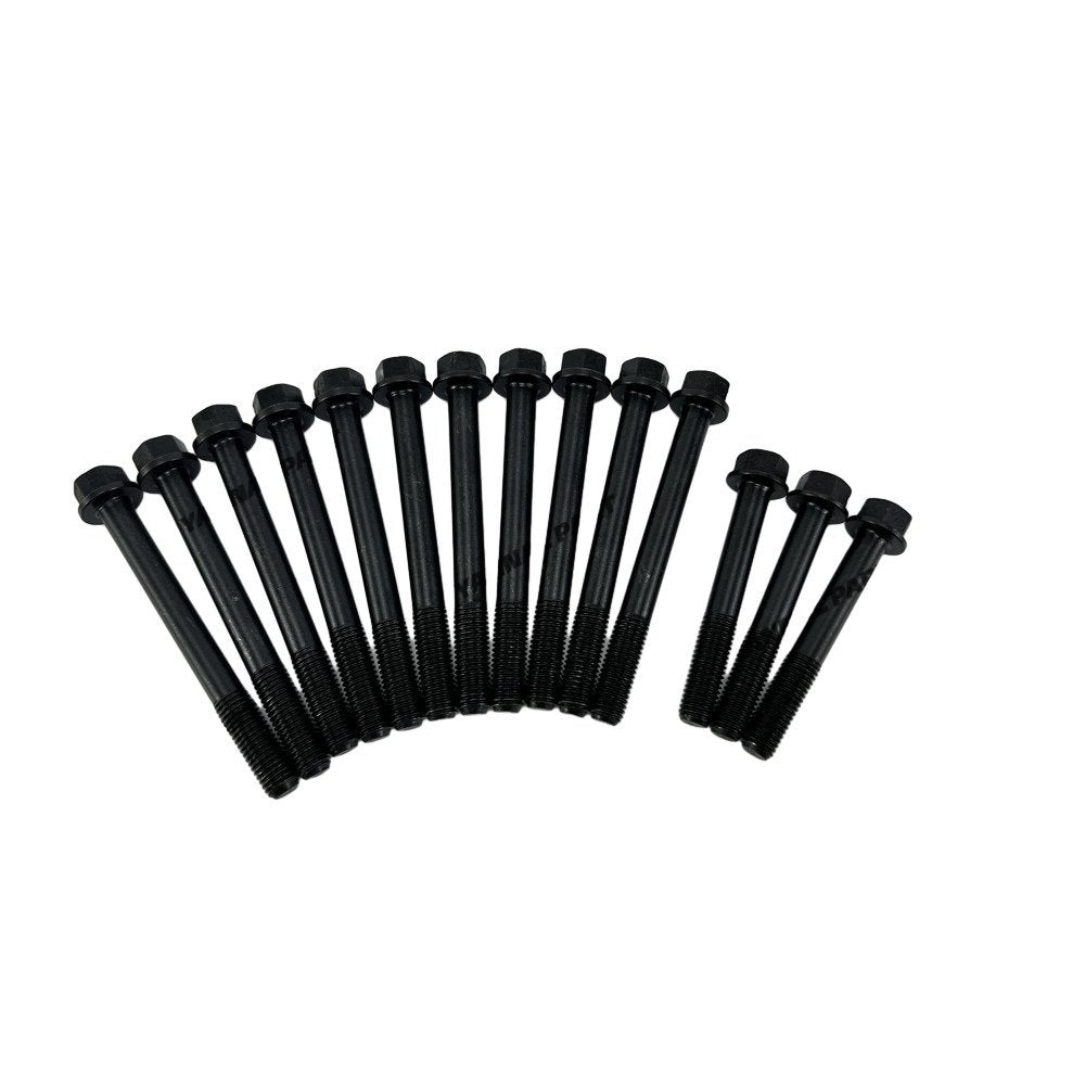 14 PCS Head Bolt Set For Caterpillar C1.1 Diesel Engine