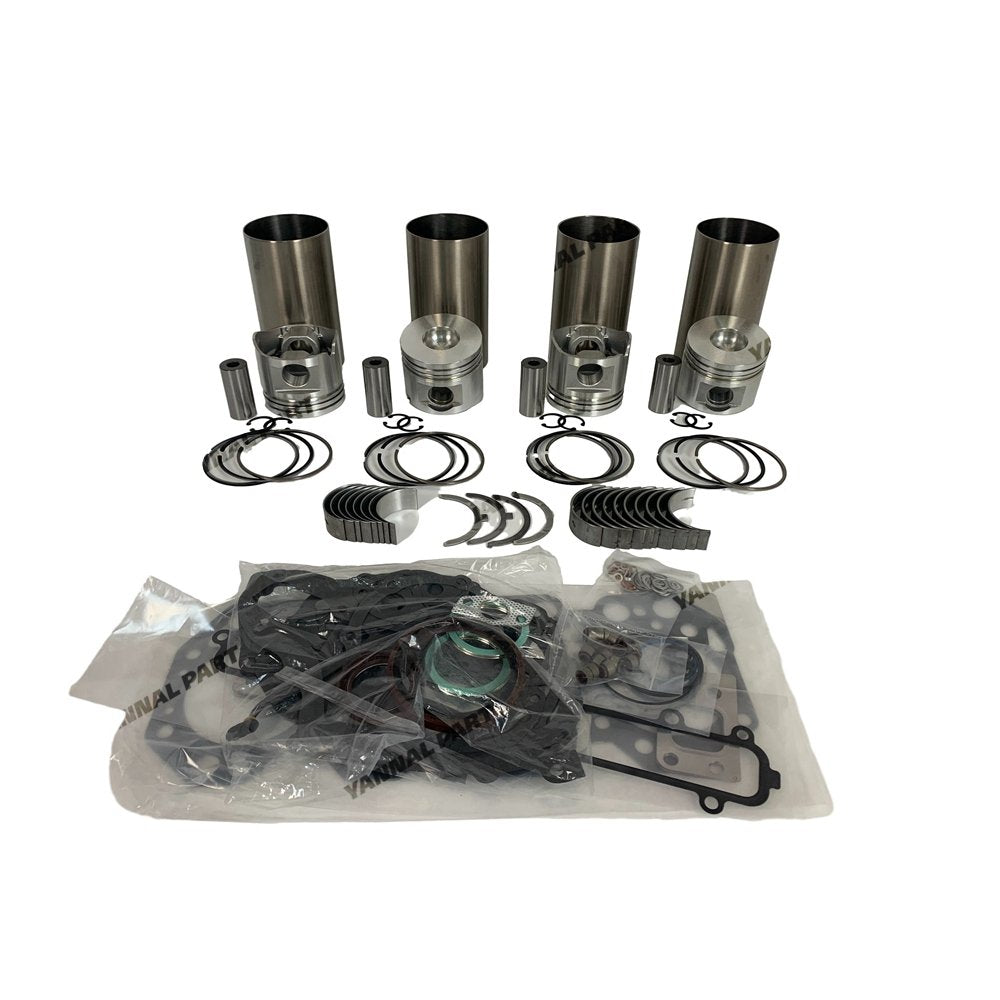 4x 15B Overhaul Rebuild Kit With Gasket Set Bearing For Toyota diesel Engine