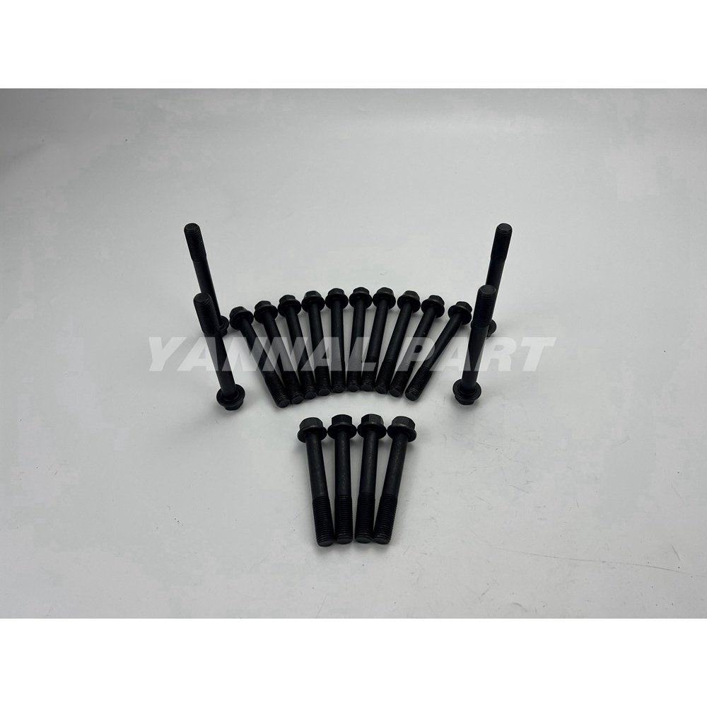 18 PCS N844 N844L Cylinder Head Screw Fit For Shibaura