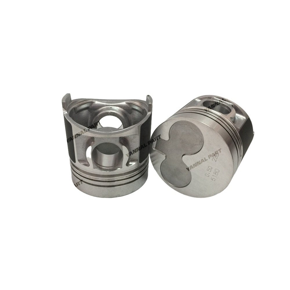 4x For Shibaura Piston Kit 0.5MM N844LT Engine Spare Parts