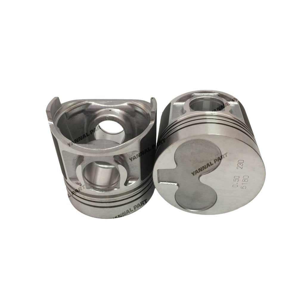 4x For Shibaura Piston Kit 0.5MM N844LT Engine Spare Parts