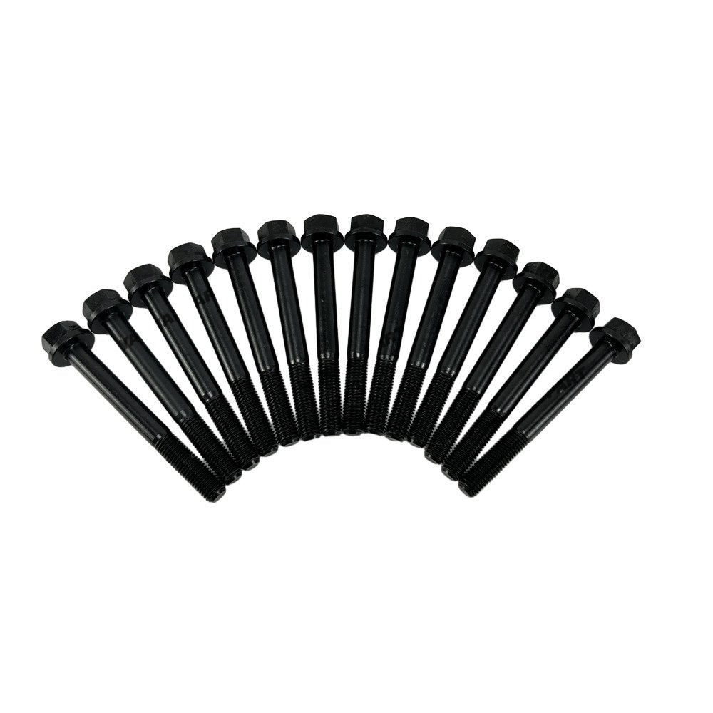 14 PCS Head Bolt Set 119515-01200 For Yanmar 3TNV70 Diesel Engine