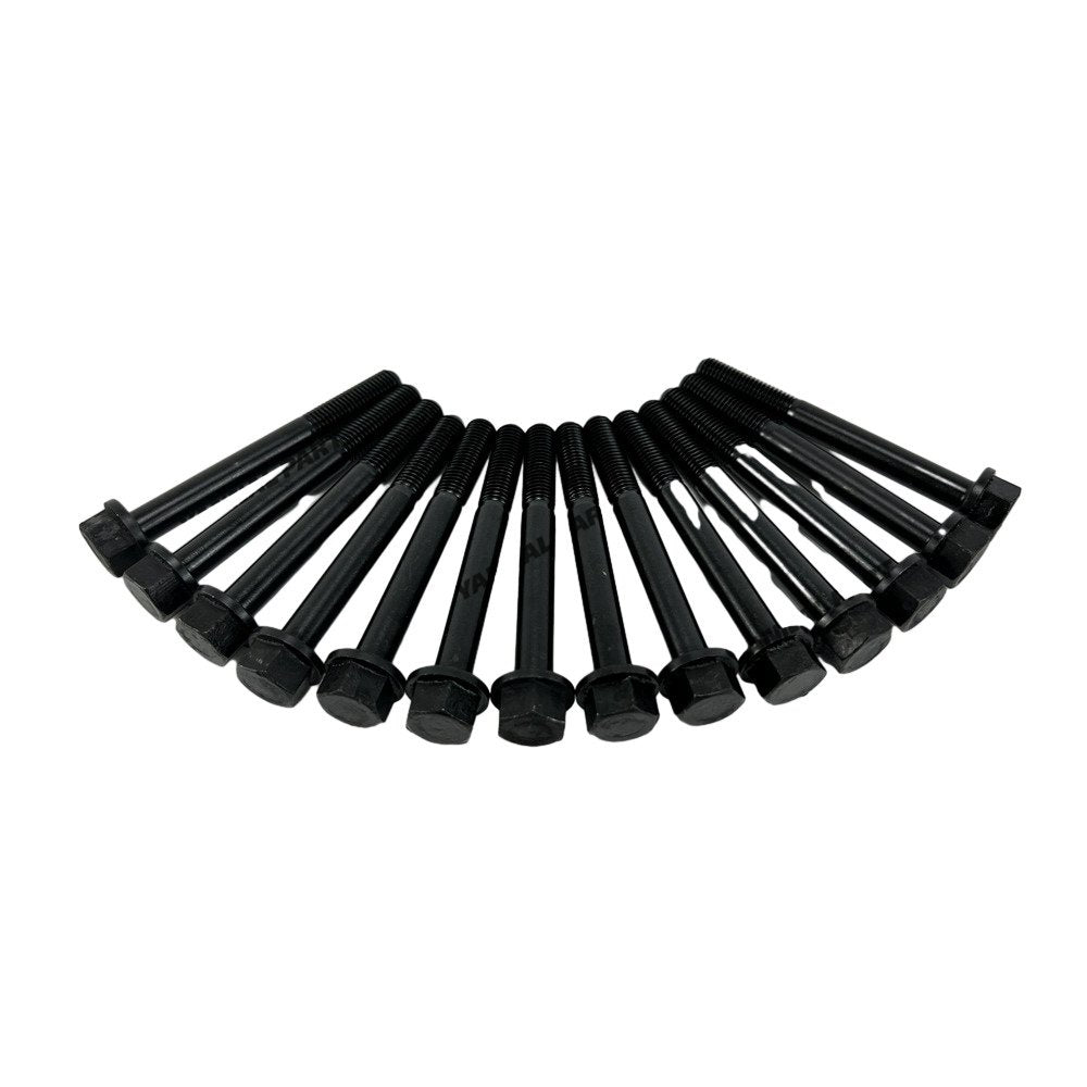 14 PCS Head Bolt Set 119515-01200 For Yanmar 3TNV70 Diesel Engine