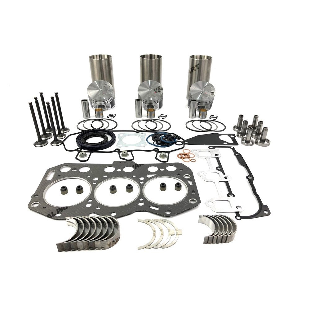 For Komatsu 3D76E-5NBAF Overhaul Kit With Gasket Set & Valve Train Kit & Bearing