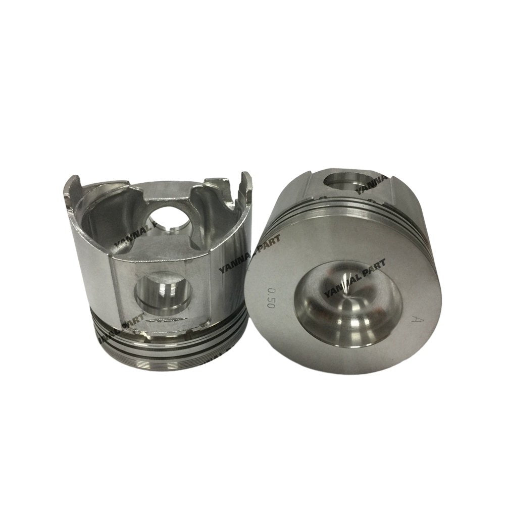 4x For Yanmar Piston Kit 0.5MM 4TNE88 Engine Spare Parts