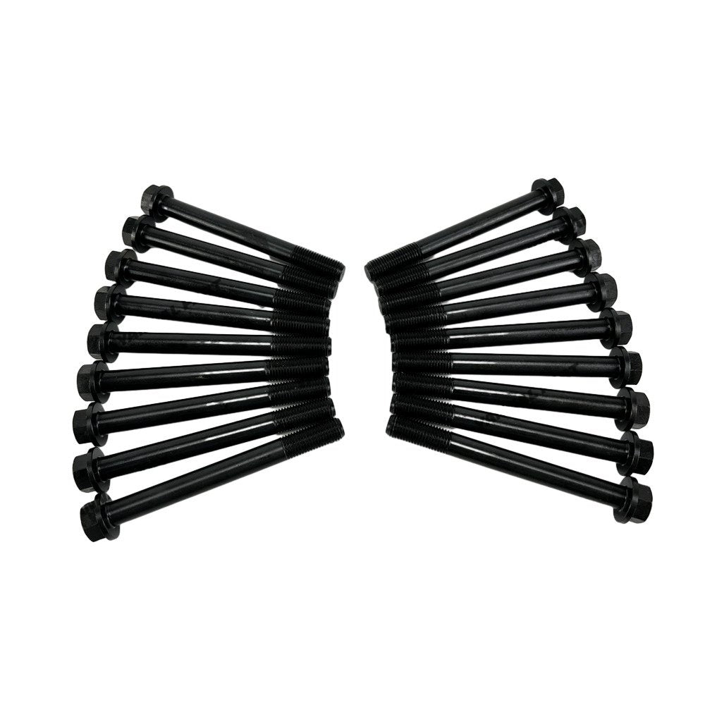 18 PCS Head Bolt Set For Yanmar 4TNE106 Diesel Engine