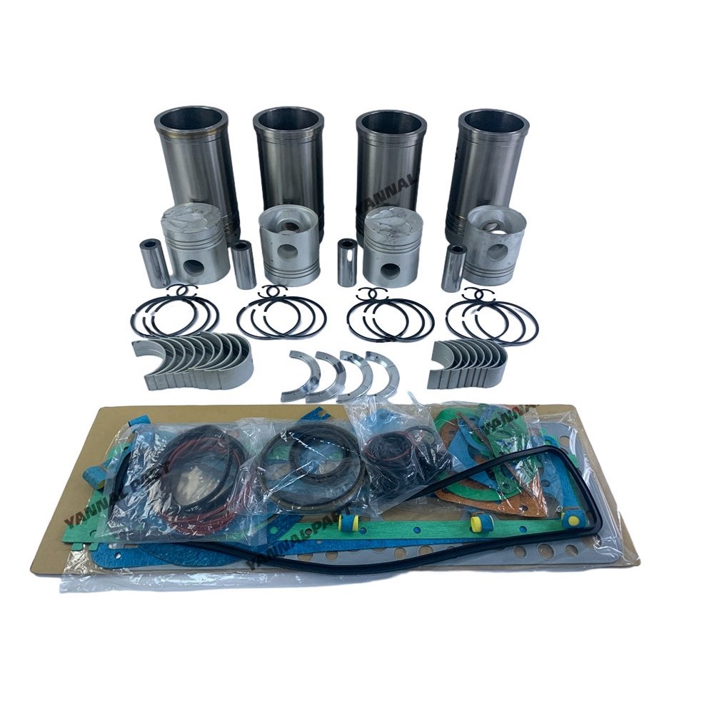 New 4D130 Rebuild Overhaul Kit With Gasket Set Bearing For Komatsu Engine Parts