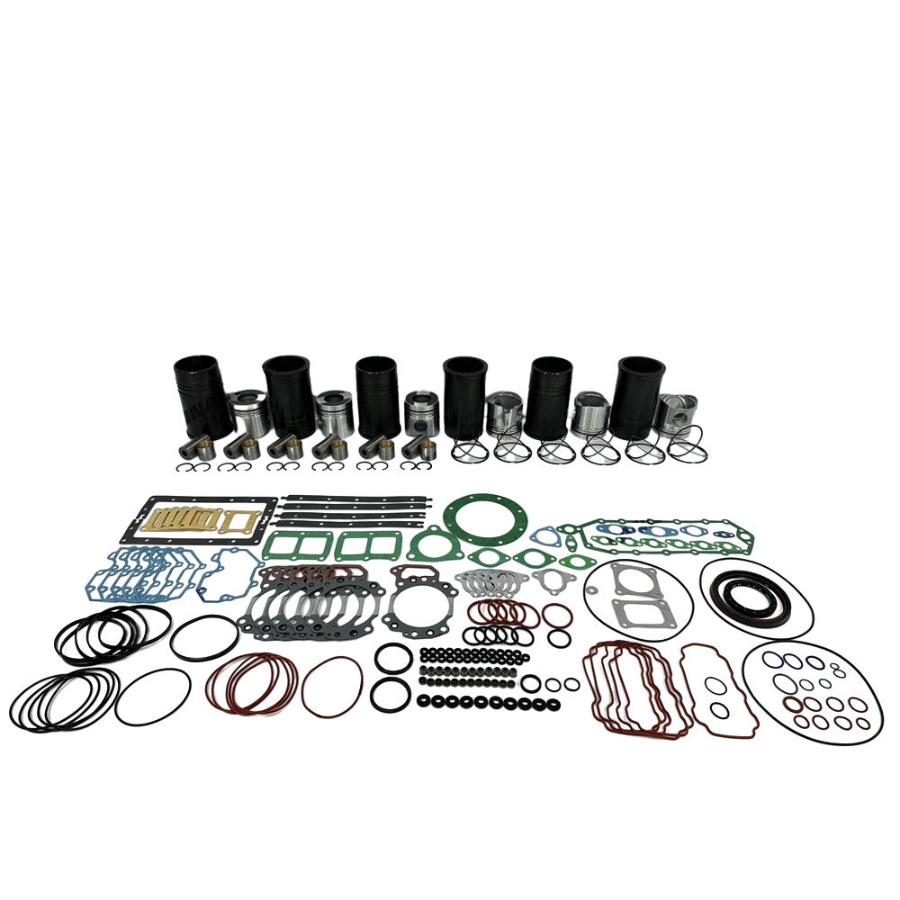 Cylinder Liner Kit Fit For Komatsu 6D125 Engine