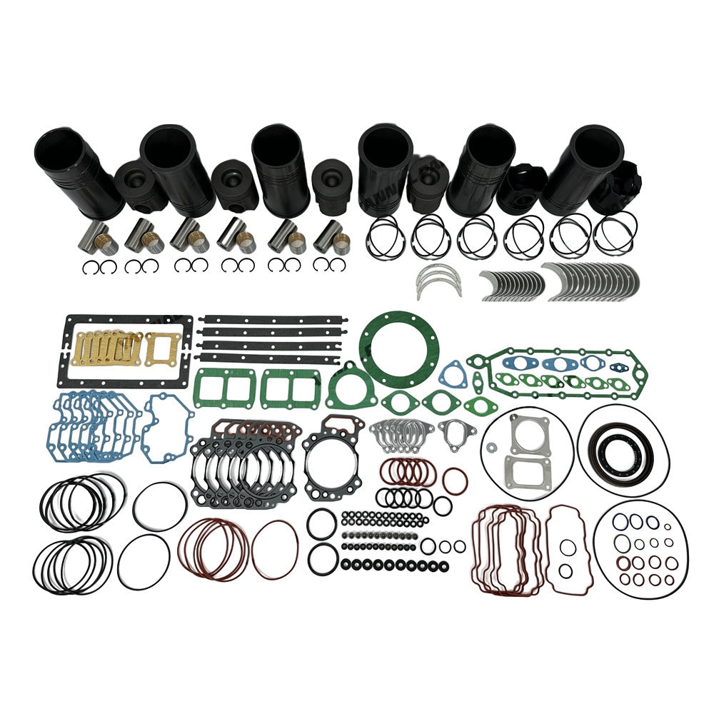 Cylinder Liner Kit Fit For Komatsu 6D125 Engine