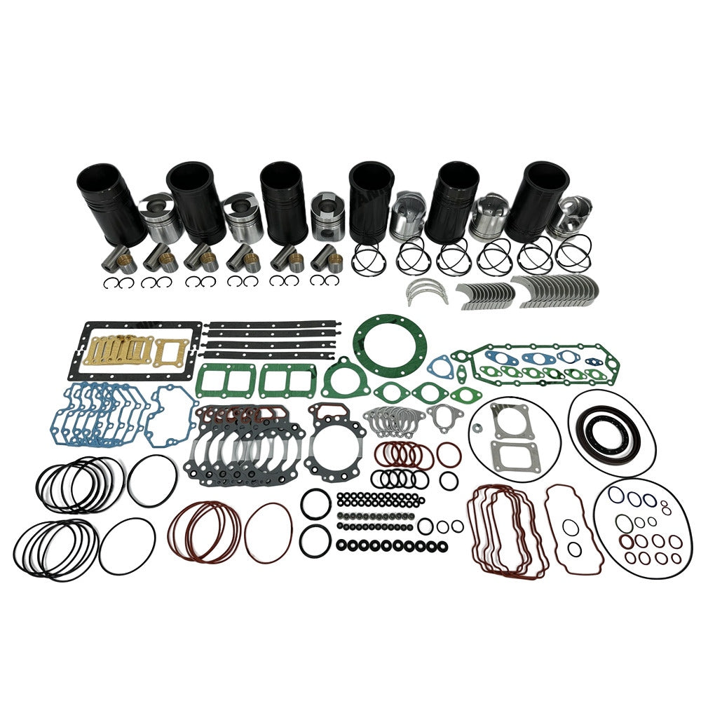 Cylinder Liner Kit Fit For Komatsu 6D125 Engine