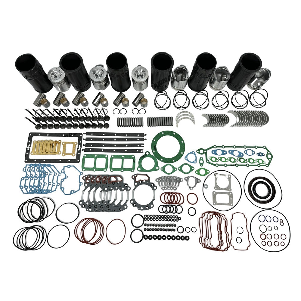 Cylinder Liner Kit Fit For Komatsu 6D125 Engine