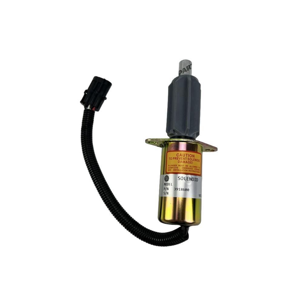 3921758 3918600 Fuel Shut Off Stop Solenoid 12V For Cummins 4BT Engine Parts