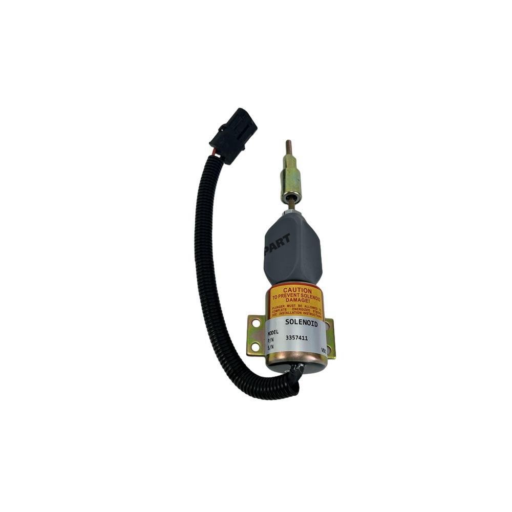 3357411 Fuel Shut Off Stop Solenoid 12V For Cummins 6CT Engine Parts