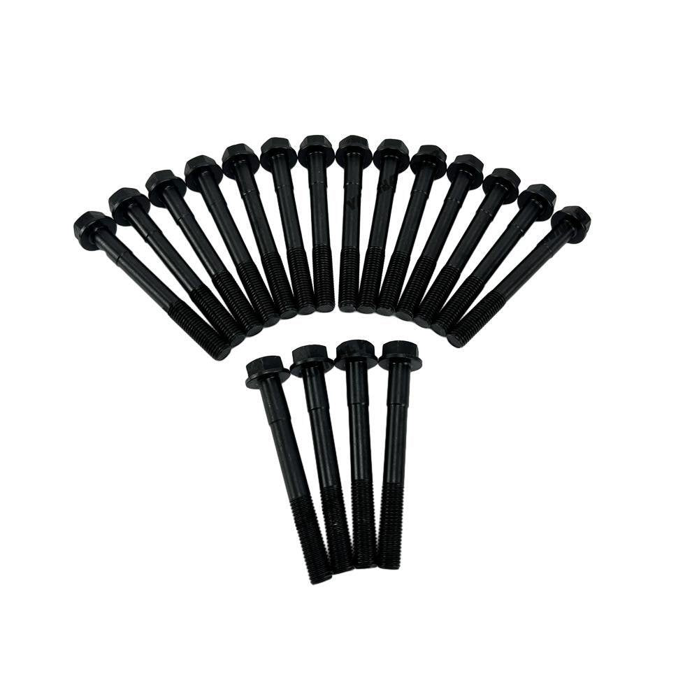 18 PCS Head Bolt Set For Caterpillar 3024C Diesel Engine