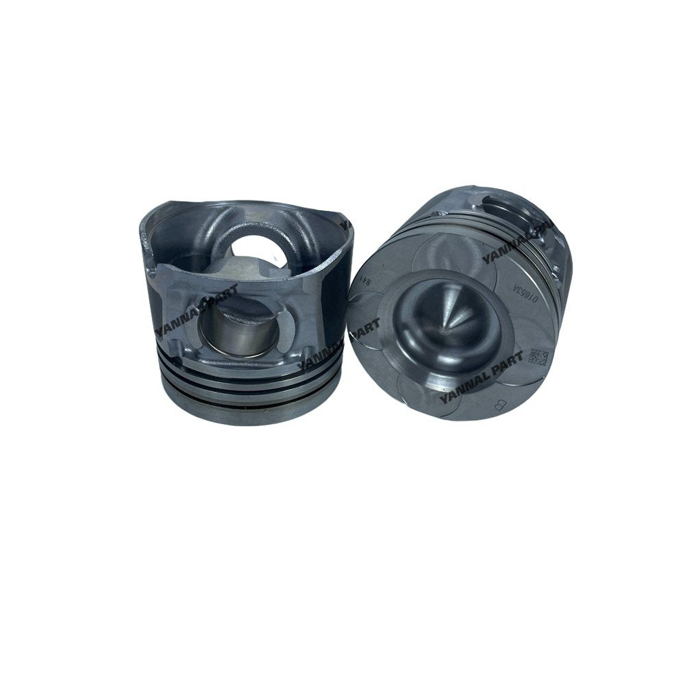 New 4x 130602-01752A Piston Kit STD For Doosan D24 Engine