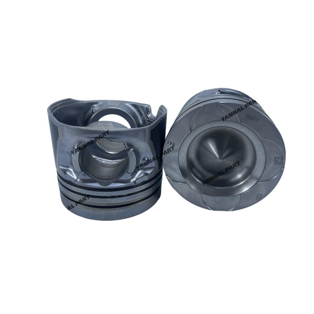 New 4x 130602-01759A Piston Kit STD For Doosan D34 Engine