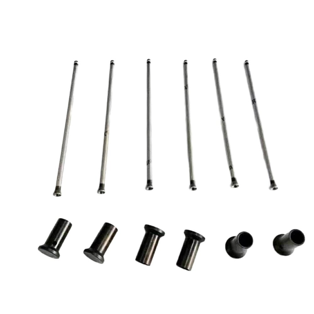6x For Caterpillar Push Rod & Tappet S6K Engine Spare Parts