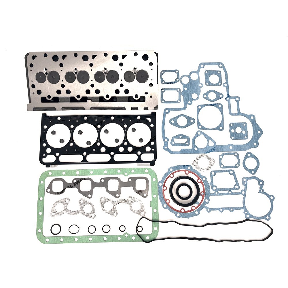 V2403DI Cylinder Head Assy With Gasket Kit For Kubota Excavator Engine Parts