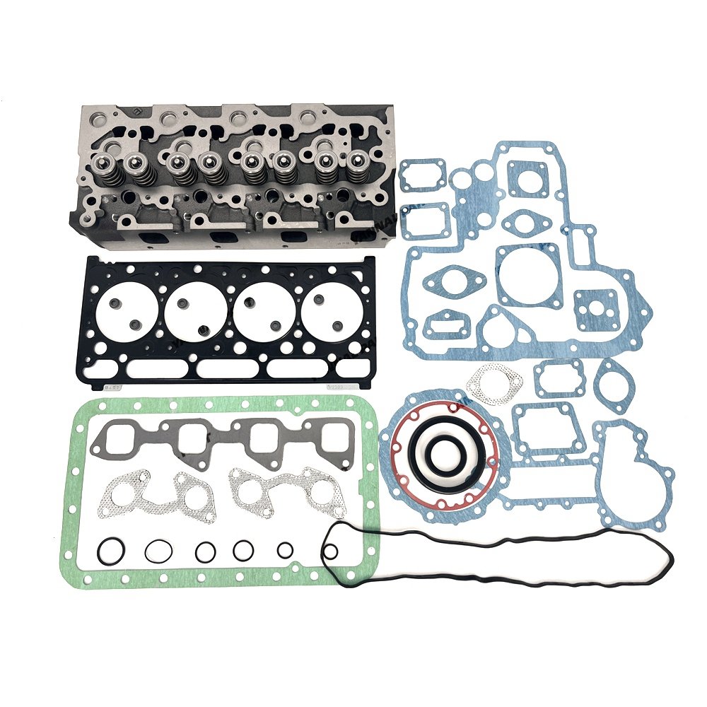 V2403DI Cylinder Head Assy With Gasket Kit For Kubota Excavator Engine Parts